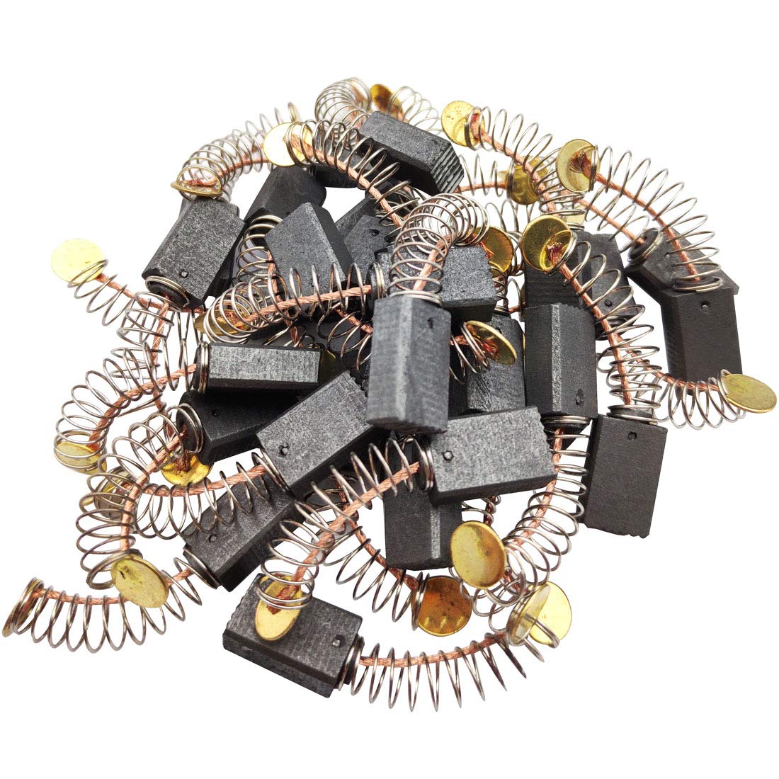 50 Pack Electric Motor Carbon Brushes for Drill, Electric Planer, Trimmer Motor