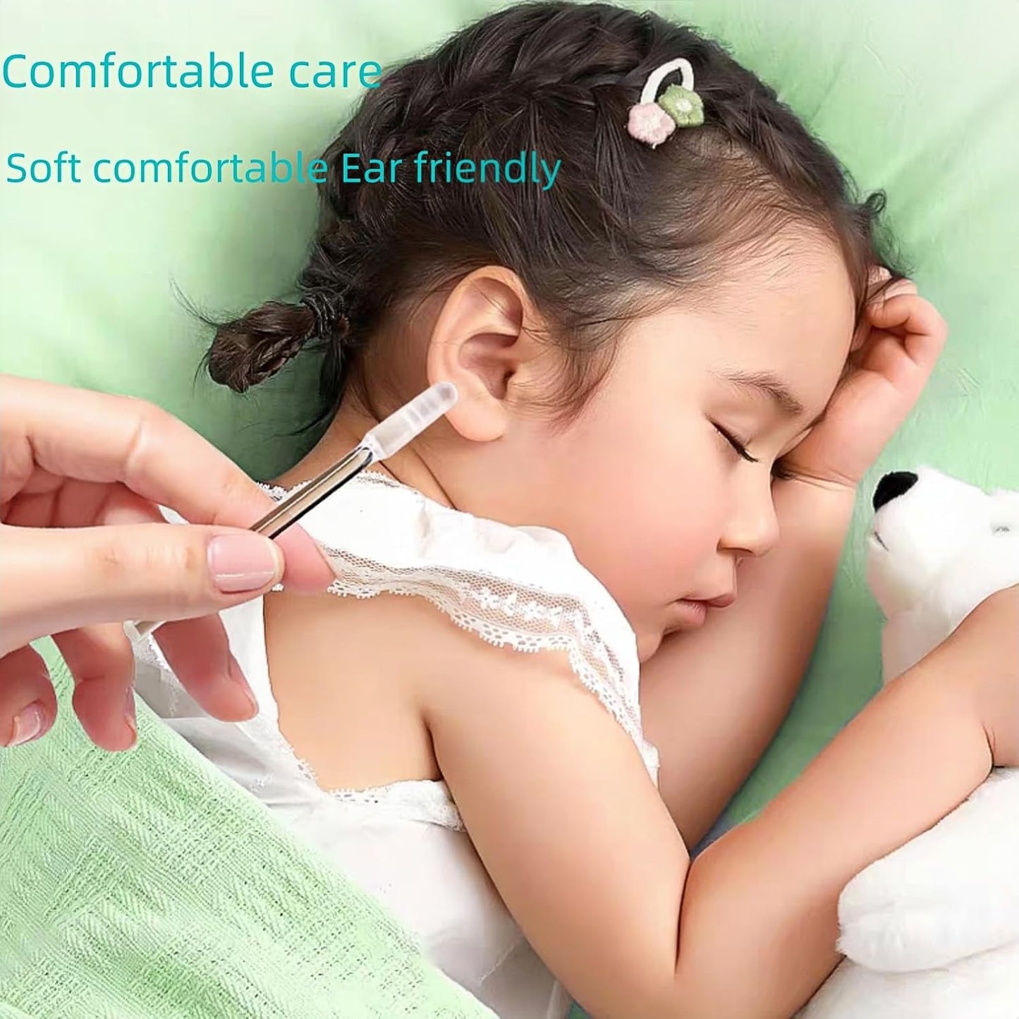 24Pcs Ear Wax Removal Tools,Reusable Stickiness Ear Swab for Both Adults and Children
