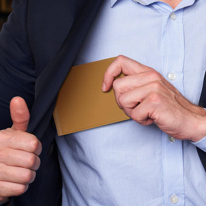 To My Son Gifts, Leather Wallet For Son From Mom and Dad(Spanish Version)