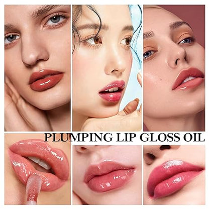 3Pcs/set Hydrating Glossy Lip with Nourishing Fruit Oils