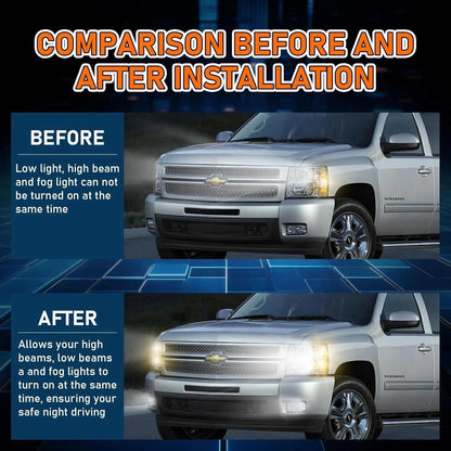 6 High Mod, Compatible with 2003-2007 Chevy Silverado GMC Sierra 1500/2500/3500 Classic