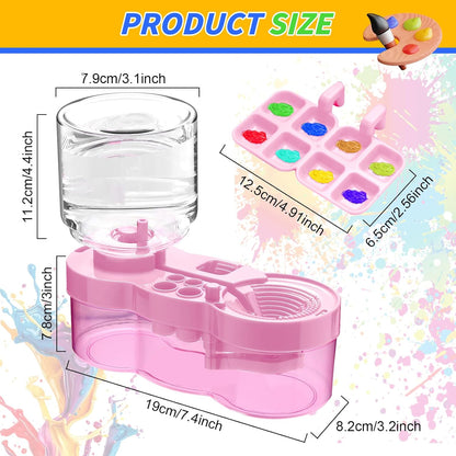 Paint Brush Cleaner Tool - Brush Washer Painting Station