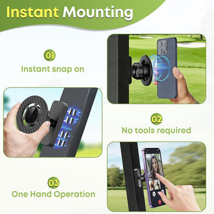 Magnetic Golf Cart Phone Holder for MagSafe iPhone 12–17 & Smartphones