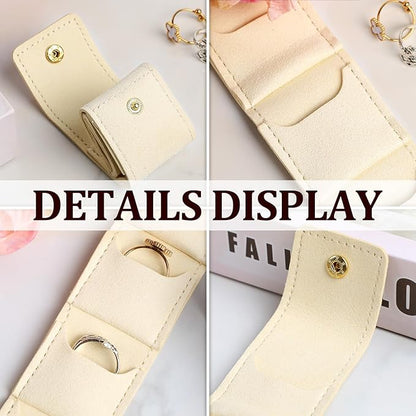3Pcs Multifunctional Mini Portable Foldable Travel Jewelry Storage Box