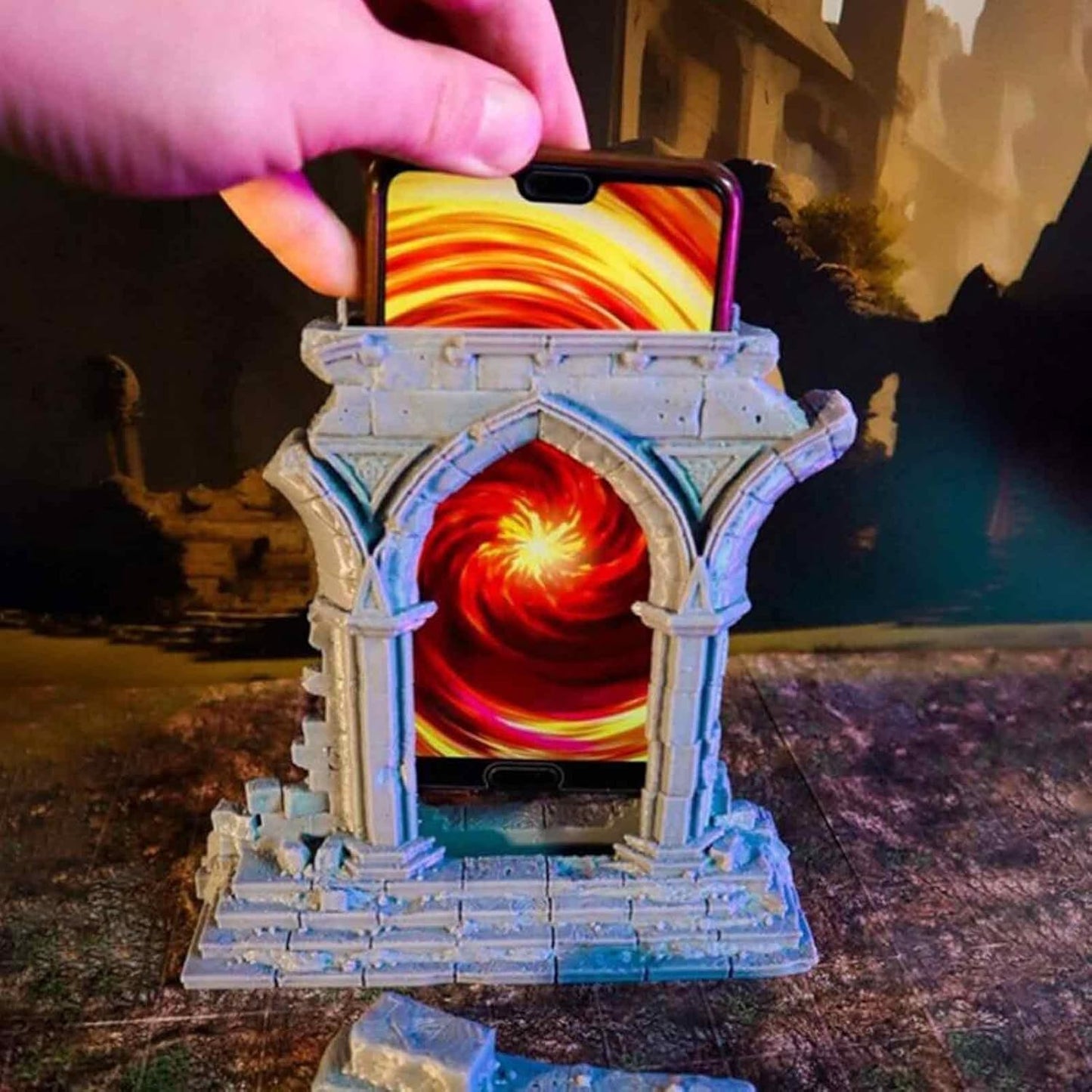 3D Printed Magic Portal Cell Phone Holder