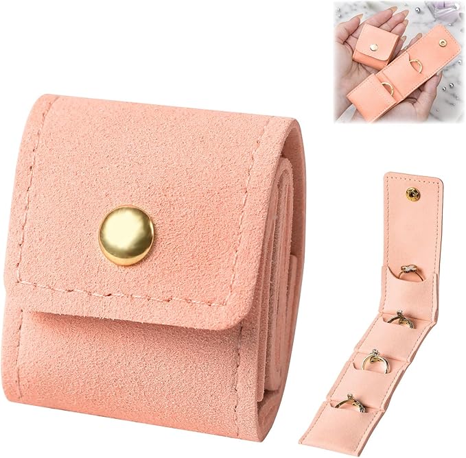 3Pcs Multifunctional Mini Portable Foldable Travel Jewelry Storage Box