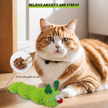 Catnip Toys for Cats, Cute Catnip Toys Caterpillar Shape Cat Chew Toy, Indoor Cats Interactive Cat Toys