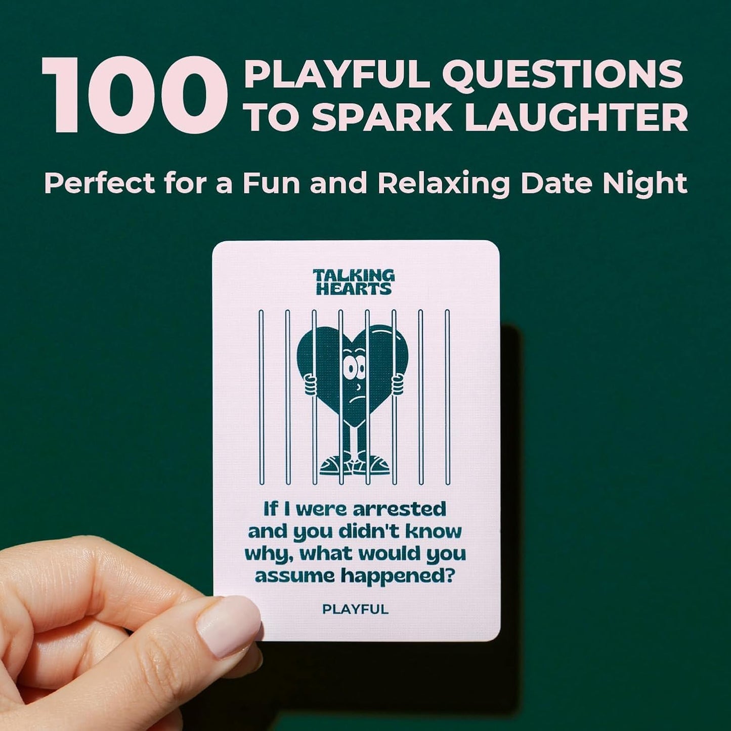 Talking Hearts Conversation Cards for Date Nights & Travel Adventures