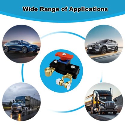 Pure Copper Stable Transmission High Conductivity Disconnect Switch Smart Battery Disconnect for Car Truck Boat Rv Supplies