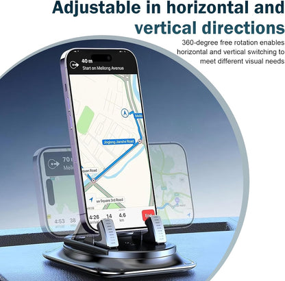 360 Degree Phone Holder Rotating Car, Dashboard Cell Phone Holder