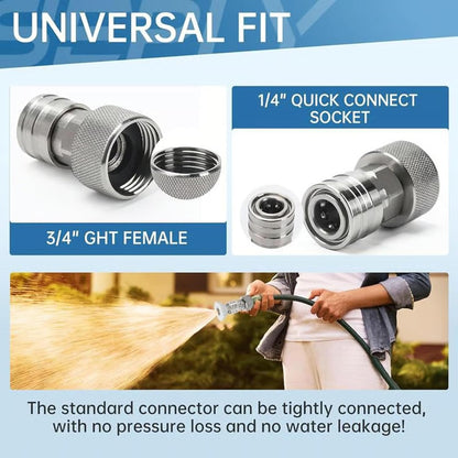 Garden Hose to Mini Power Washer Adapter-3/4 GHT to 1/4