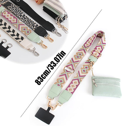 Cell Phone Lanyard Crossbody,Adjustable Cell Phone Strap with Wallet