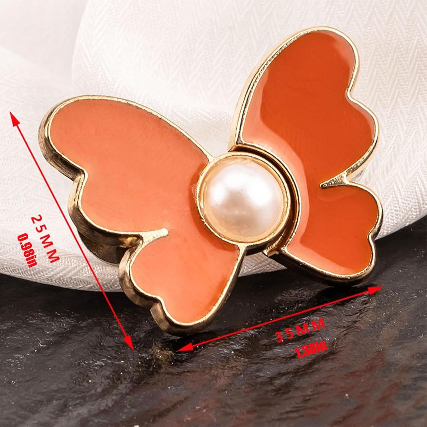 20Pcs Pant Waist Tightener, Detachable Butterfly Clips Jean Buttons