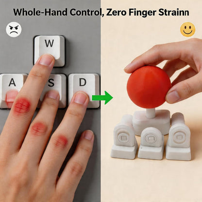 4pcs 3D Printed Keyboard Joystick Keycap Kit - Custom 4-Key Linkage Mod