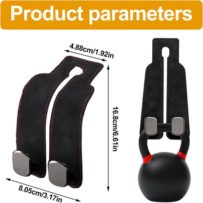 2 Pack Car Headrest Hooks - Premium Leather Seat Holder for Purses and Bags