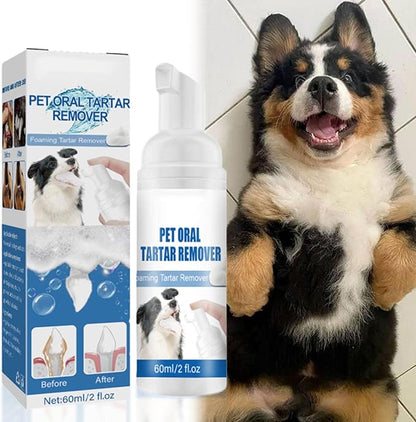 Pet Foam Oral Cleaning Foam Gentle Cleaning to Remove Stains and Yellowing from Teeth