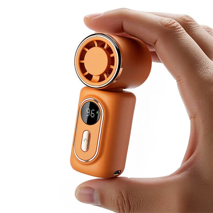 Portable Handheld Clip Fan, 3-in-1 Rechargeable 3000mAh Battery, 5 Speeds, 180° Adjustable Airflow