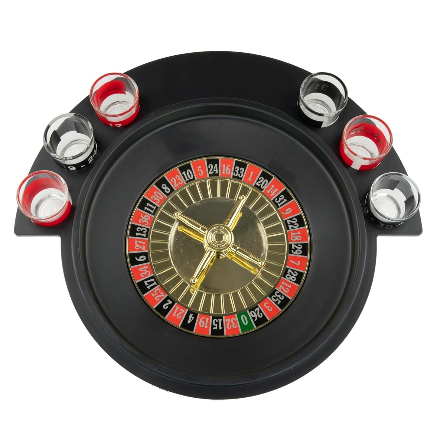 Fairly Odd Novelties Shot Glass Roulette, Drinking Game Set