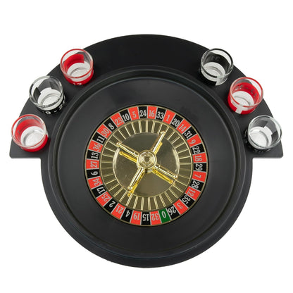 Fairly Odd Novelties Shot Glass Roulette, Drinking Game Set