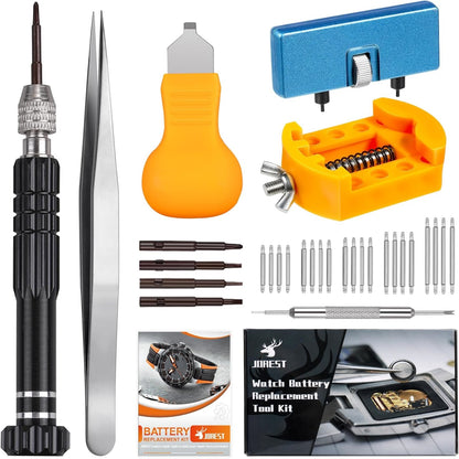 DIY Watch Repair Kit: Battery, Screwdriver & Band Replacement Tools