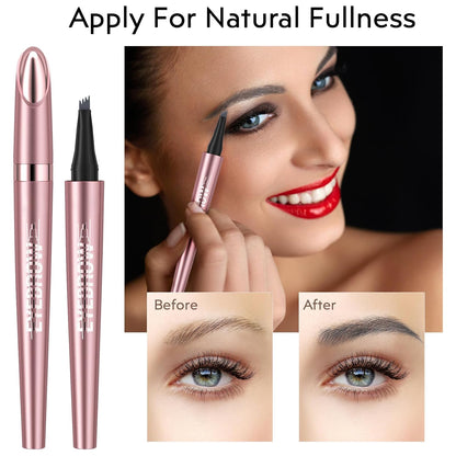 2Pcs/set Waterproof Microblading Eyebrow Pencil