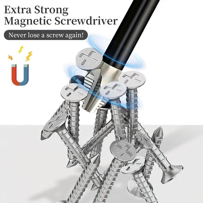 9Pcs High Magnetic Anti-Slip Drill Bits for Precision Work (25-150mm)