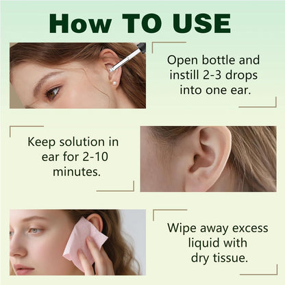 2PCS Ear Care Drops for Ringing Ears, Earwax Removal Serum