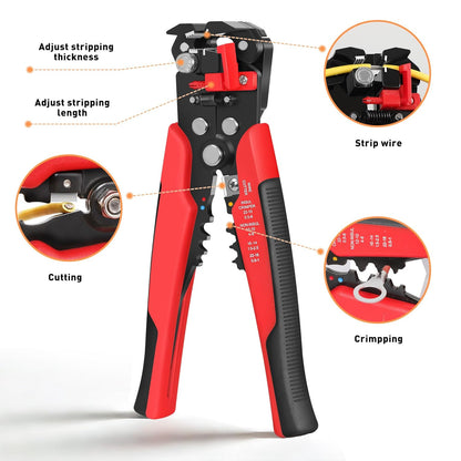 8 Inch Automatic Wire Stripper Tool With Auto Adjusting Function