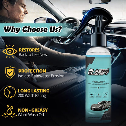 Refurbishing Agent Set for Refreshing Faded Plastic, Leather, Vinyl & Rubber Trim with Polish, Automotive Shiny Stuff