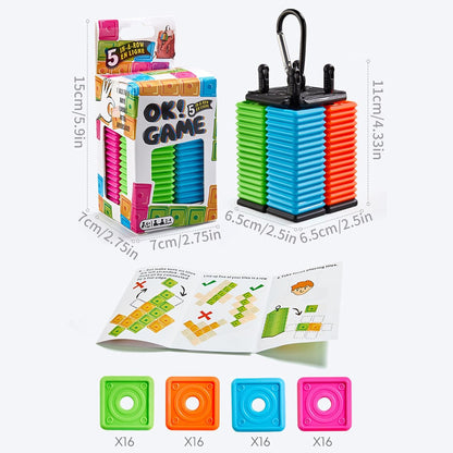 Portable puzzle Gomoku game, outdoor tabletop game