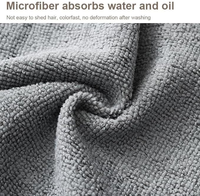 20 Sheets Microfiber Cleaning Cloth in A Box, 7.9 X 7.9in Cleaning Rags, Rags for cleanings House