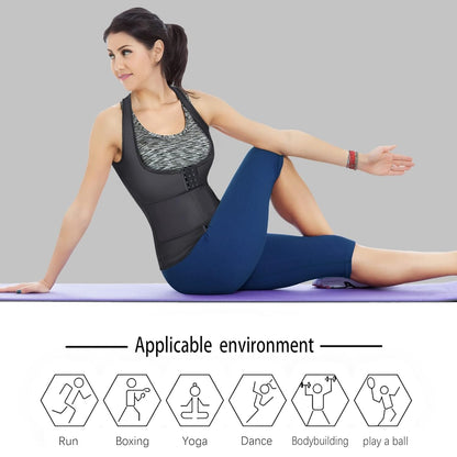 Neoprene Sauna Sweat Waist Trainer Corset Trimmer Vest for Women Tummy Control