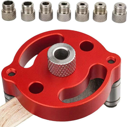 Drill Guide Locator, Vertical Self Centering Dowel Jig Kit