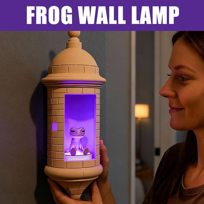 Wall Mounted Frogs Lamp Remote Operations Color Changing LED