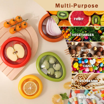 4 Pcs Vegetable and Fruit Storage Containers for Fridge