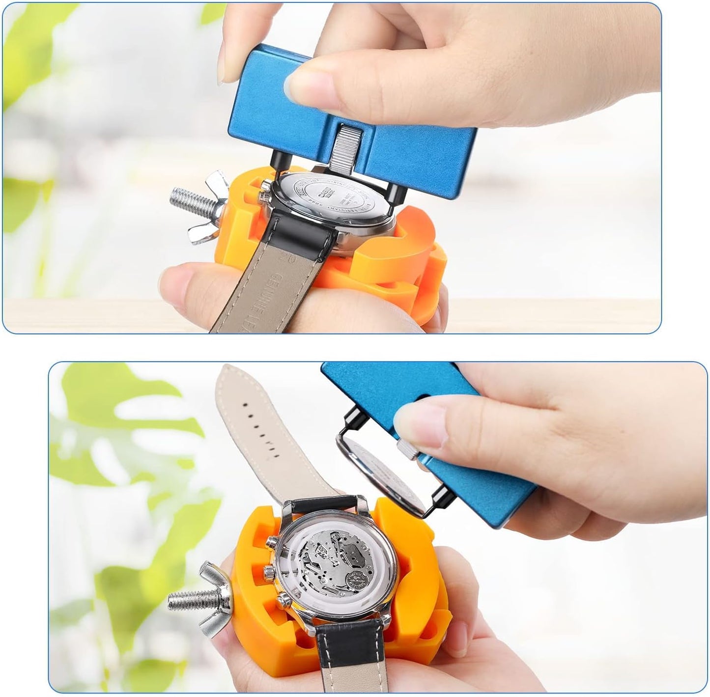 Watch Battery Replacement Tool Kit - Watch Wrench Back Remover for Rotate Open Watch Cover