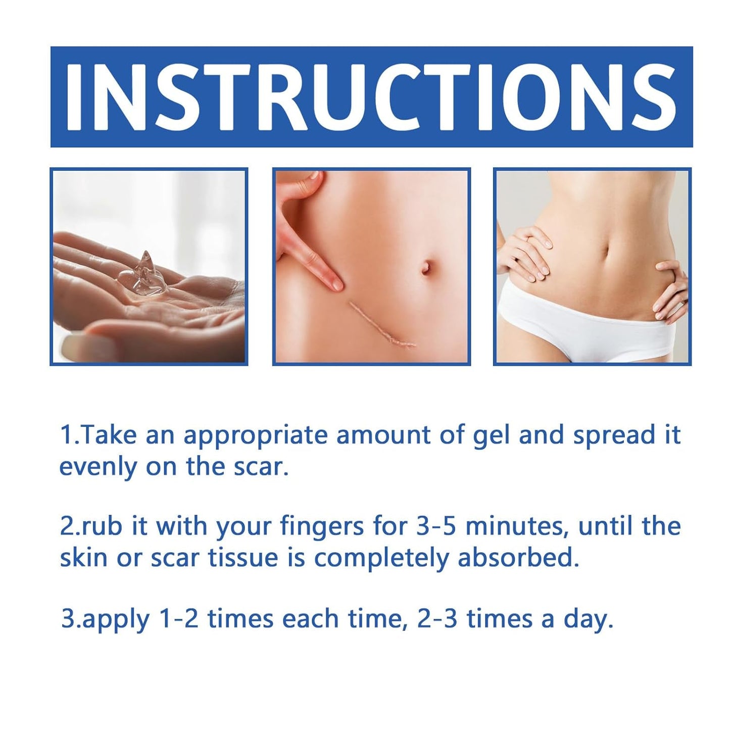 2pcs Scar Removal Cream For Surgical Scars, For All Ages & Skin Types
