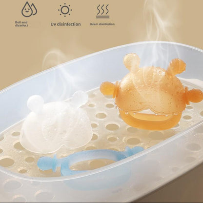 2PCS Teether Baby Food Grade Rabbit Full Set of Hands