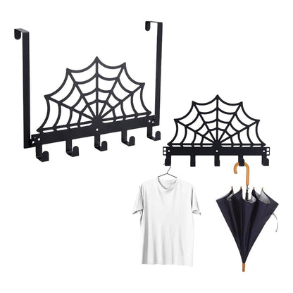Halloween Gothic Spider Web Bathroom Decor Towel Rack