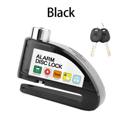 Motorcycle Alarm Disc Brake Lock -Theft Security Lock for Road and Mountain Easy Installation Tamper Resistance for Against Theft