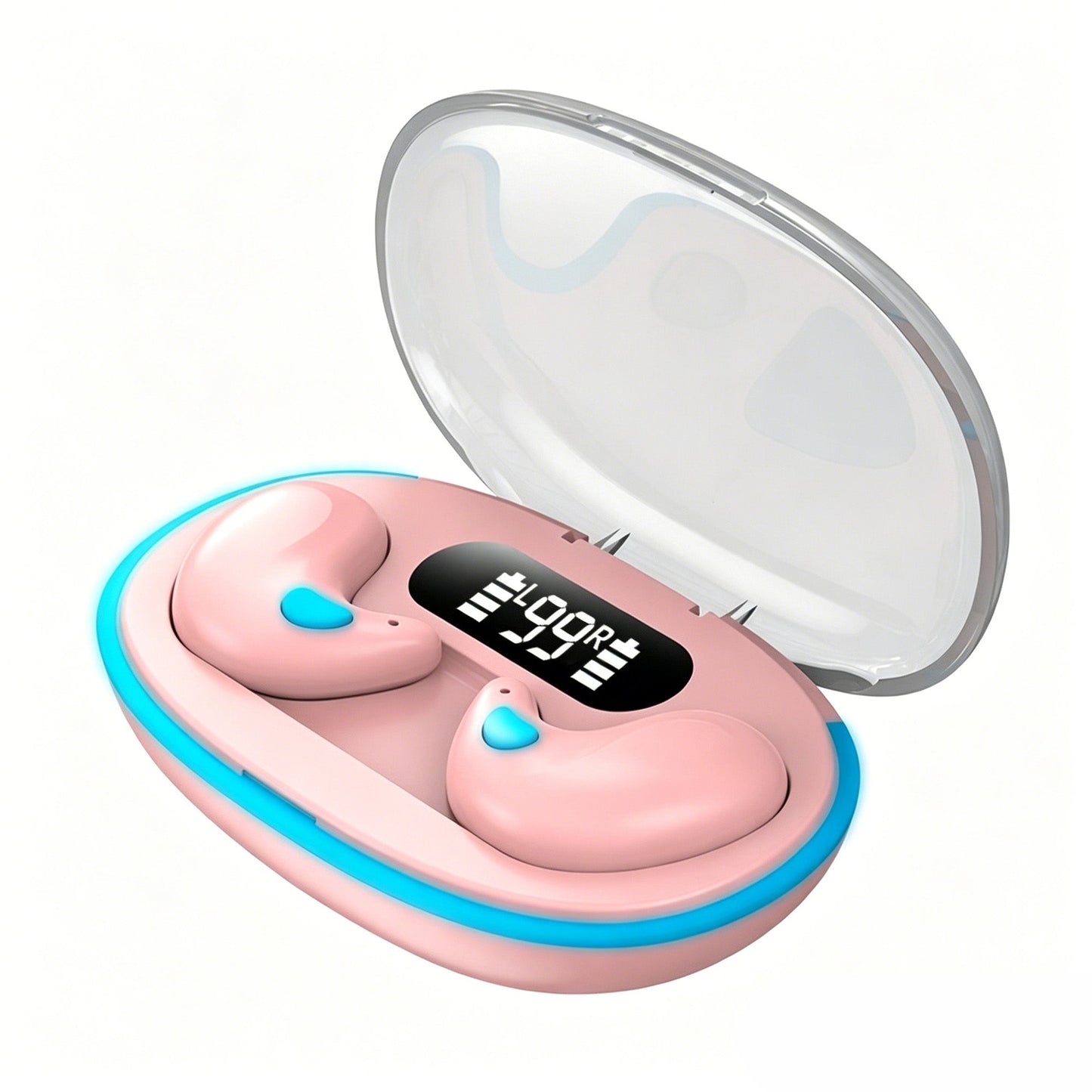 Bluetooth Invisible Sleep Earbuds Wireless Small Sleeping Headphones Noise Cancelling Flat Earphones