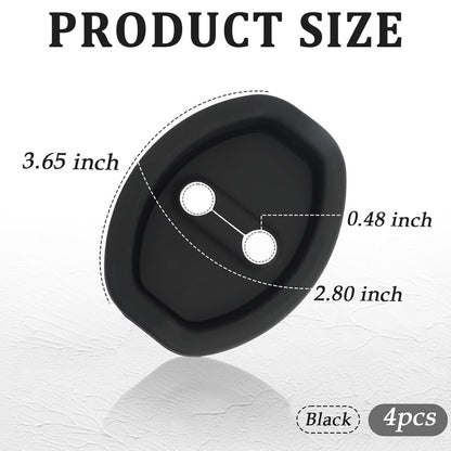 4PCS Silicone Car Door Latch Guard Covers for Car Door Protector & Noise Reduction