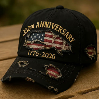 Anniversary Distressed Baseball Cap
