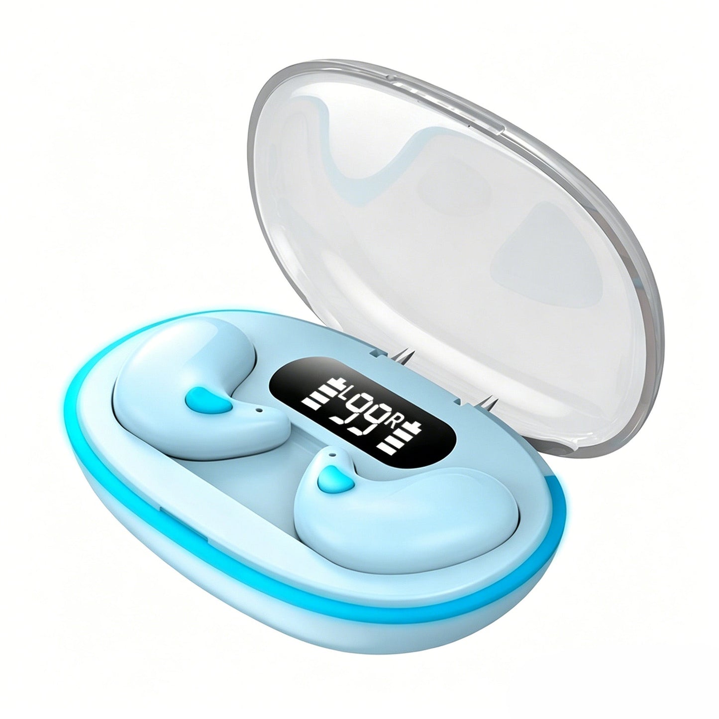 Bluetooth Invisible Sleep Earbuds Wireless Small Sleeping Headphones Noise Cancelling Flat Earphones