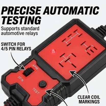 Universal 12V Automotive Relay Tester with LED Indicator