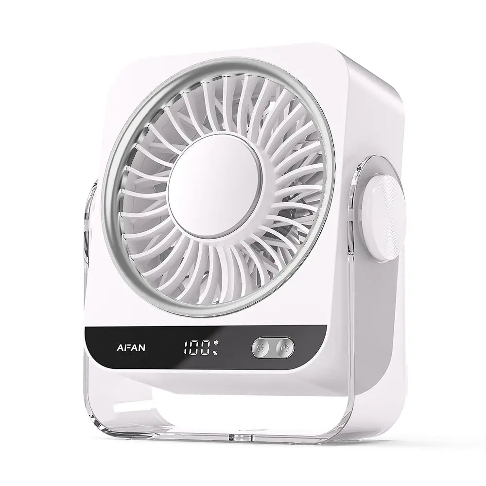 270° Rotating Semiconductor Cooling Desktop Fans with USB Charging