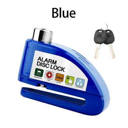 Motorcycle Alarm Disc Brake Lock -Theft Security Lock for Road and Mountain Easy Installation Tamper Resistance for Against Theft