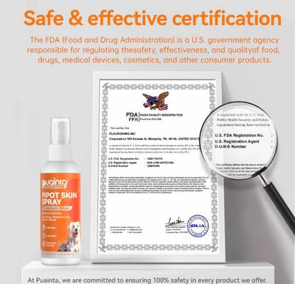 Upgraded Quantum Silver Skin Spray , Itch Relief and Hot Spot Treatment for Pets