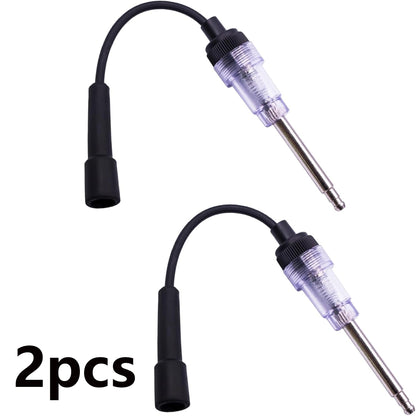 2pcs Inline Spark Plug Tester, Straight Boot Engine Ignition Tester Light
