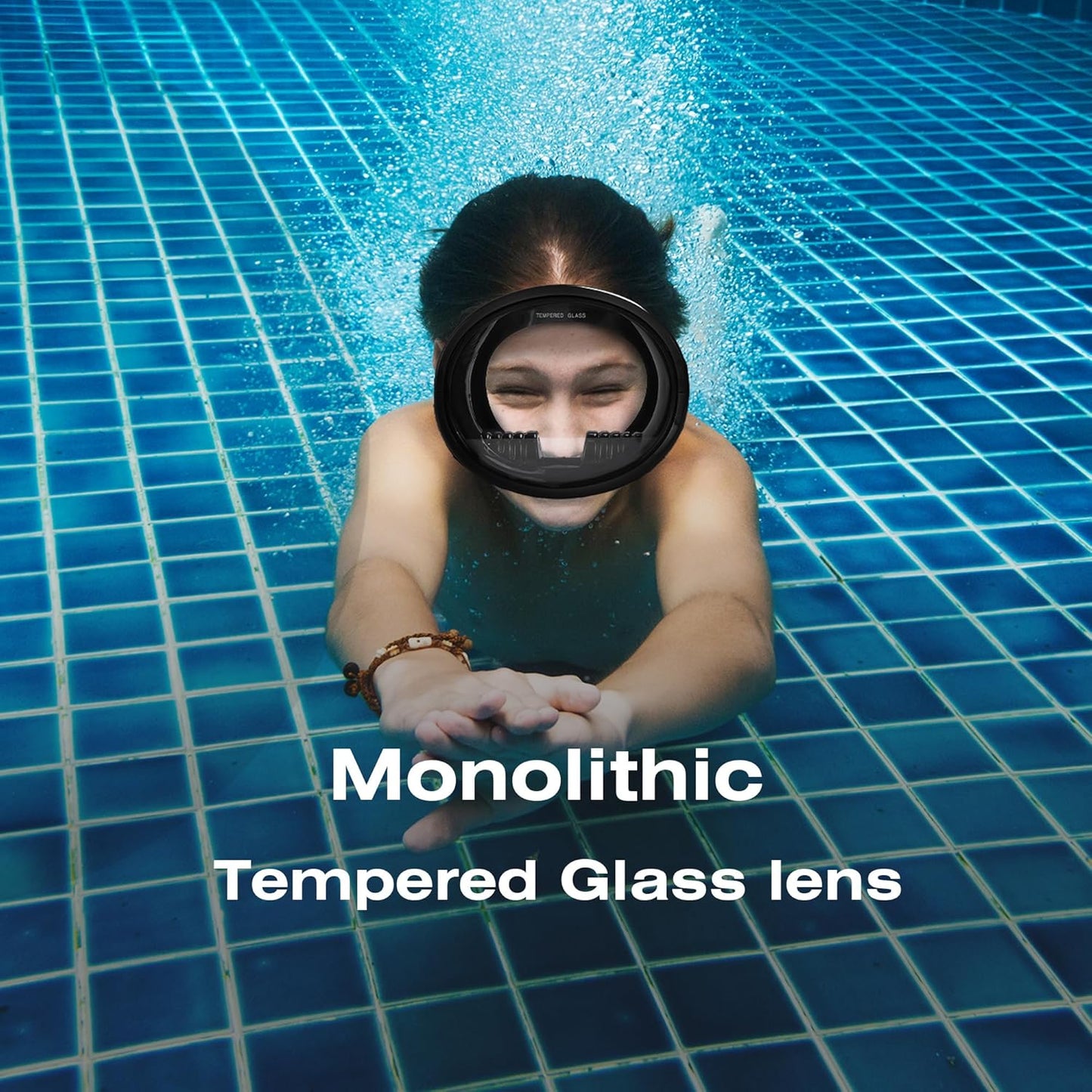 Snorkeling Gear for Adults - Anti-Fog Tempered Glass Mask